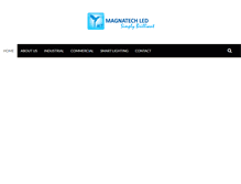 Tablet Screenshot of magnatechled.com
